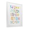 Stupell Industries Fun Learning To Count Framed Print Under Glass, design by Carla Daly